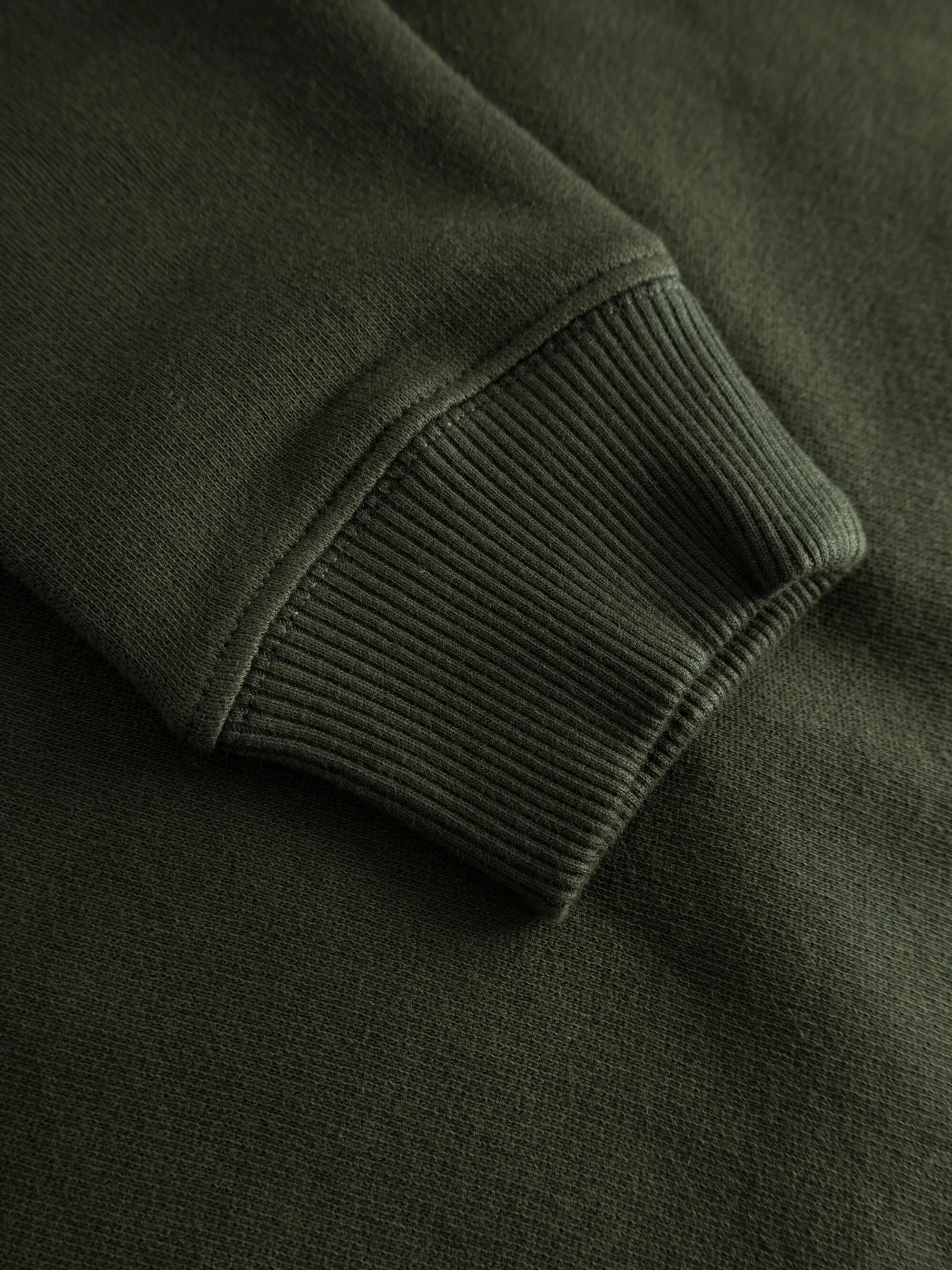 Badge zip hood sweat - Forrest Night