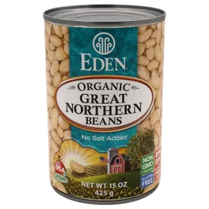 Eden Foods Canned Great Northern Beans Organic 15oz