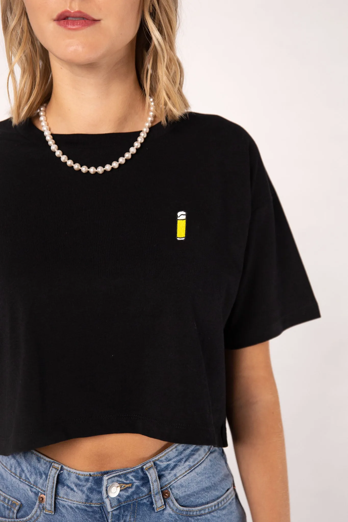 Kölsch | Besticktes Bio Baumwoll Crop Top
