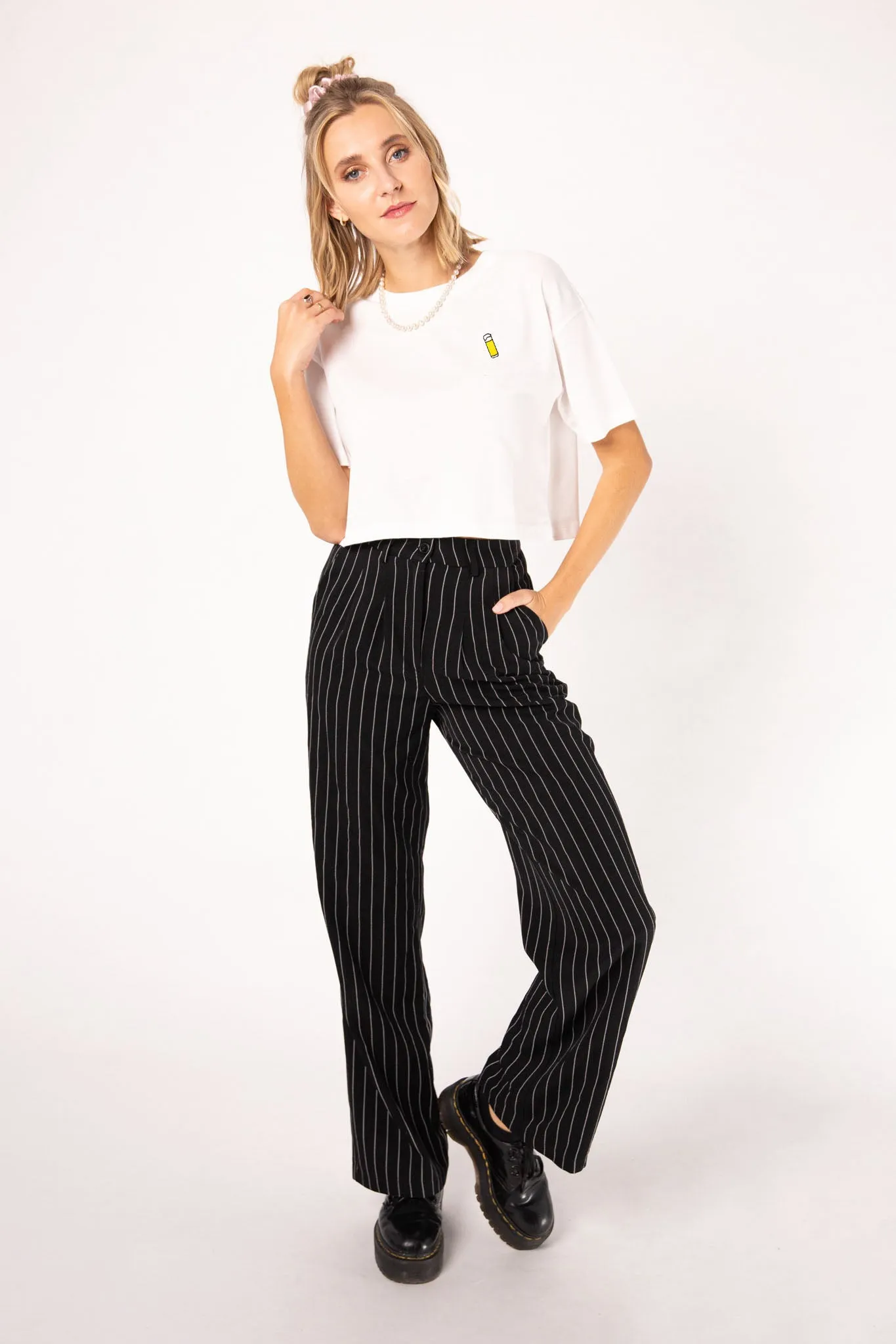 Kölsch | Besticktes Bio Baumwoll Crop Top